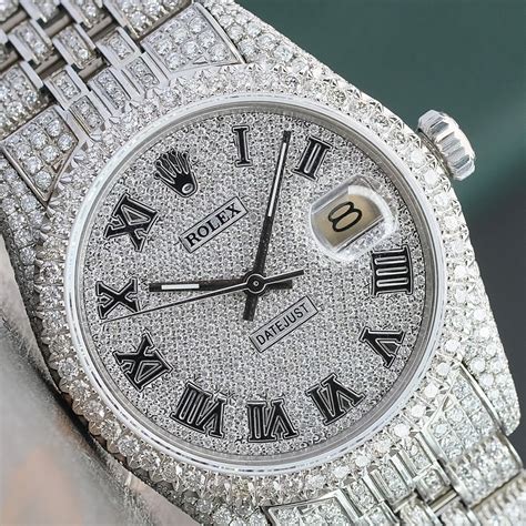 rhodium dial rolex|rolex datejust iced out 41mm.